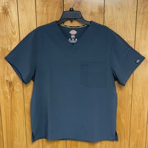 Dickies EDS Essentials Pewter Scrub Top